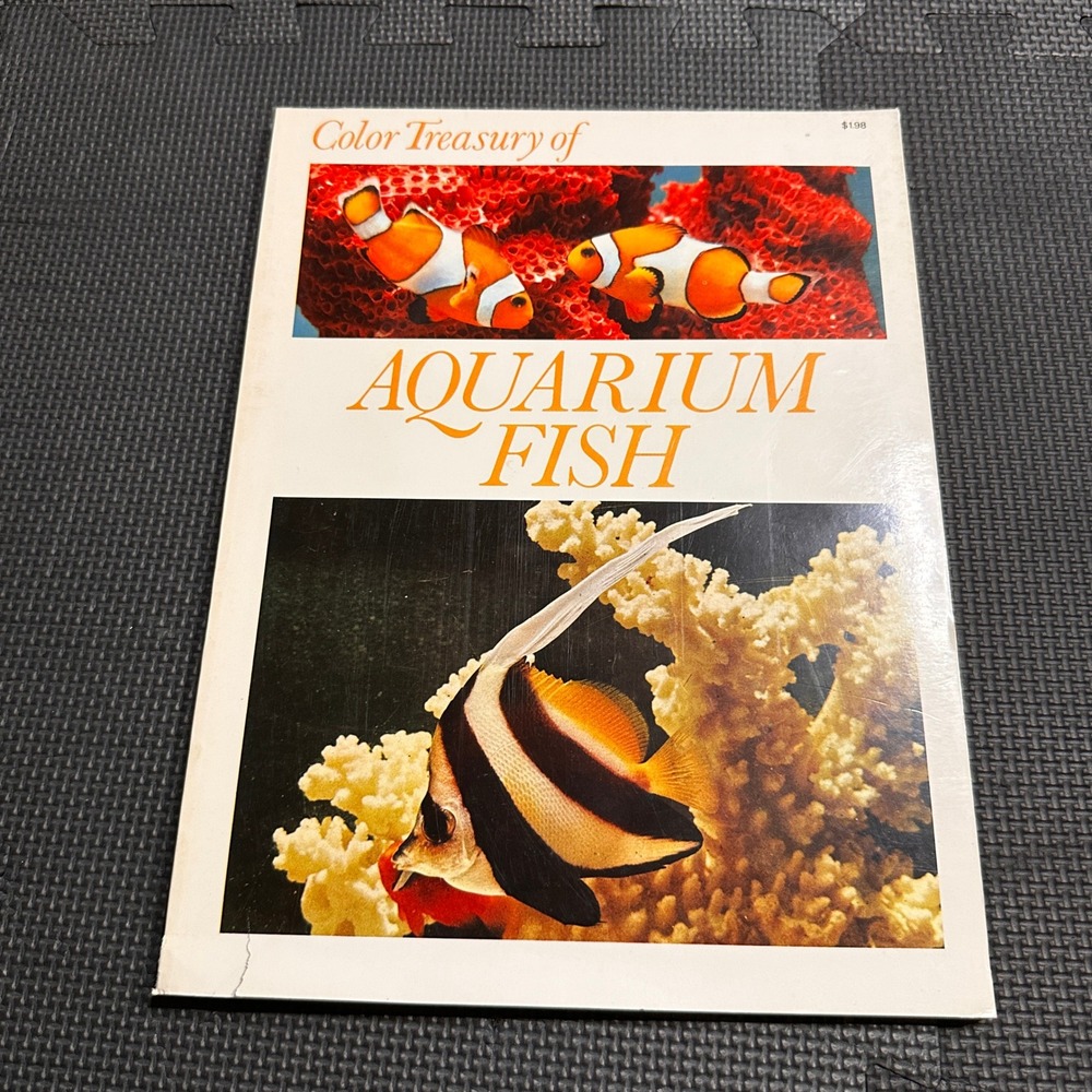 Color Treasury of Aquarium Fish Elso Lodi 1972 Vintage Tropical Fish Guide Book